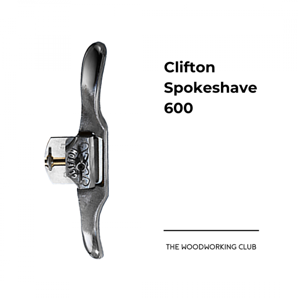 The Woodworking Club Clifton Spokeshave 600 - Flat or Curved Sole