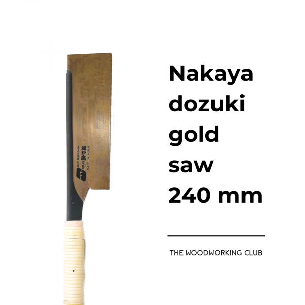 The Woodworking Club Nakaya Dozuki Gold Saw, 240 mm