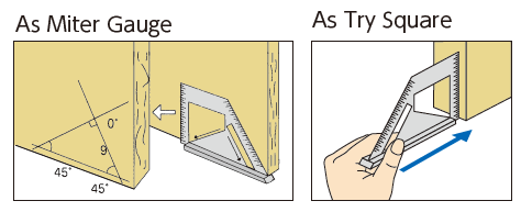 How to use the Shinwa Japanese Mitre Square