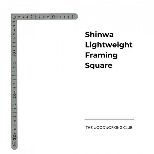 The Woodworking Club Shinwa Lightweight Framing Square, 30 x15 cm