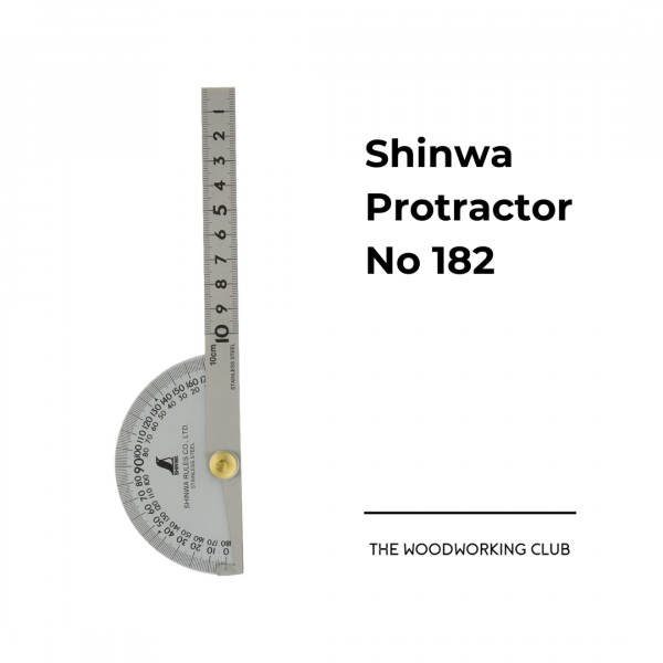 The Woodworking Club Shinwa Protractor No 182