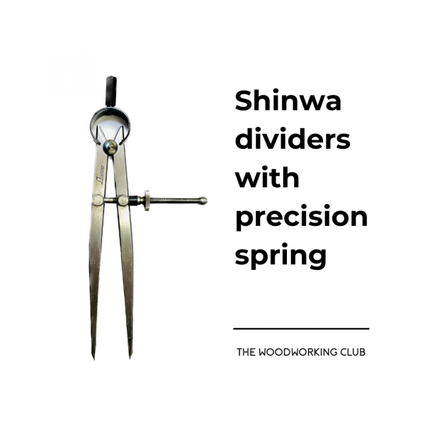 The Woodworking Club Shinwa Dividers with Precision Spring