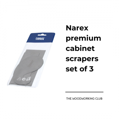 Narex Premium cabinet scrapers set of 3