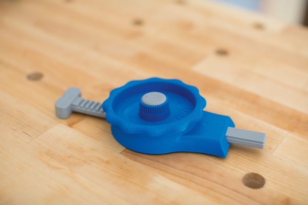 The KREG In-Line Clamp fits any work bench