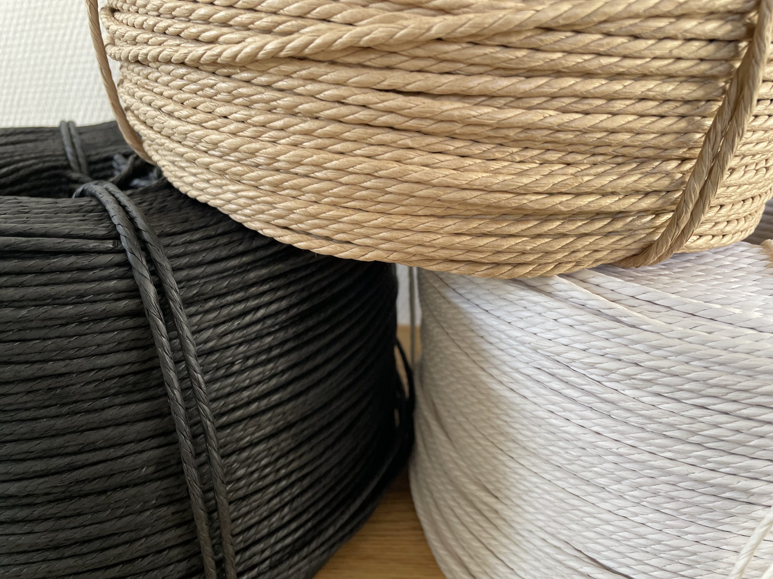 Small Coils, Various lengths, Laced Danish Cord 3 Ply, Denmark Weave (Dye  Lots May Vary)
