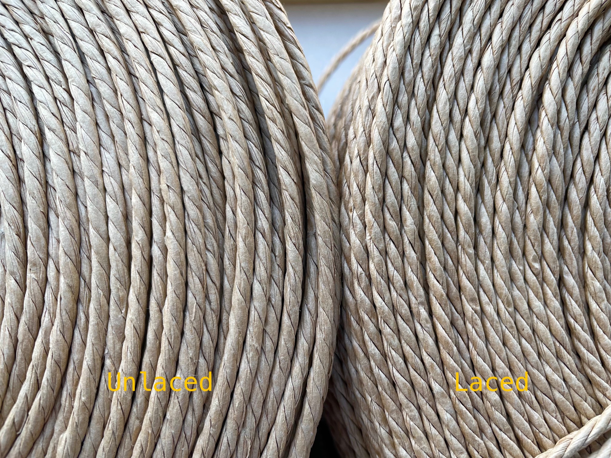 Small Coils, Various lengths, Laced Danish Cord 3 Ply, Denmark Weave (Dye  Lots May Vary)