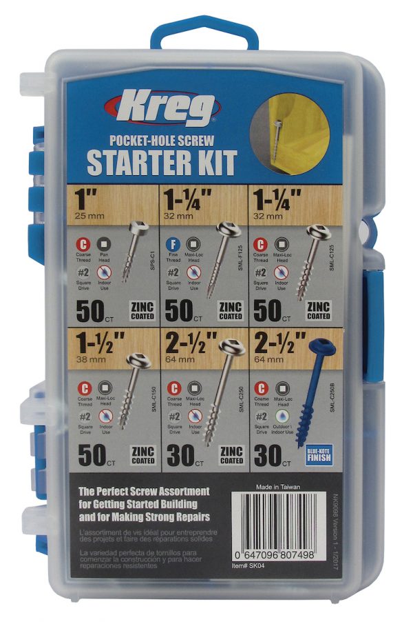 KREG Pocket-Hole Screws Starter Kit