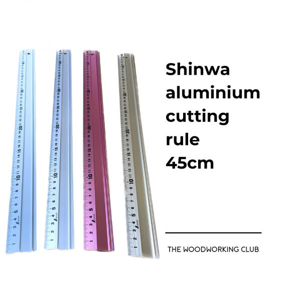 Shinwa aluminium cutting rule 45cm