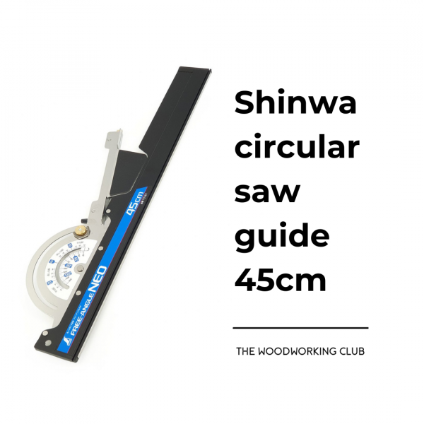 The Woodworking Club Shinwa Circular Saw Guide Free Angle Neo 45 cm