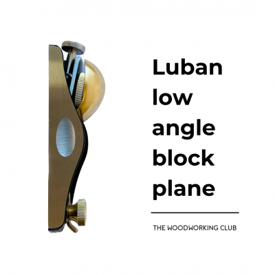 Luban low angle block plane white