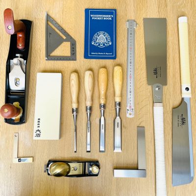 Silver Woodworking Tool Set for beginner