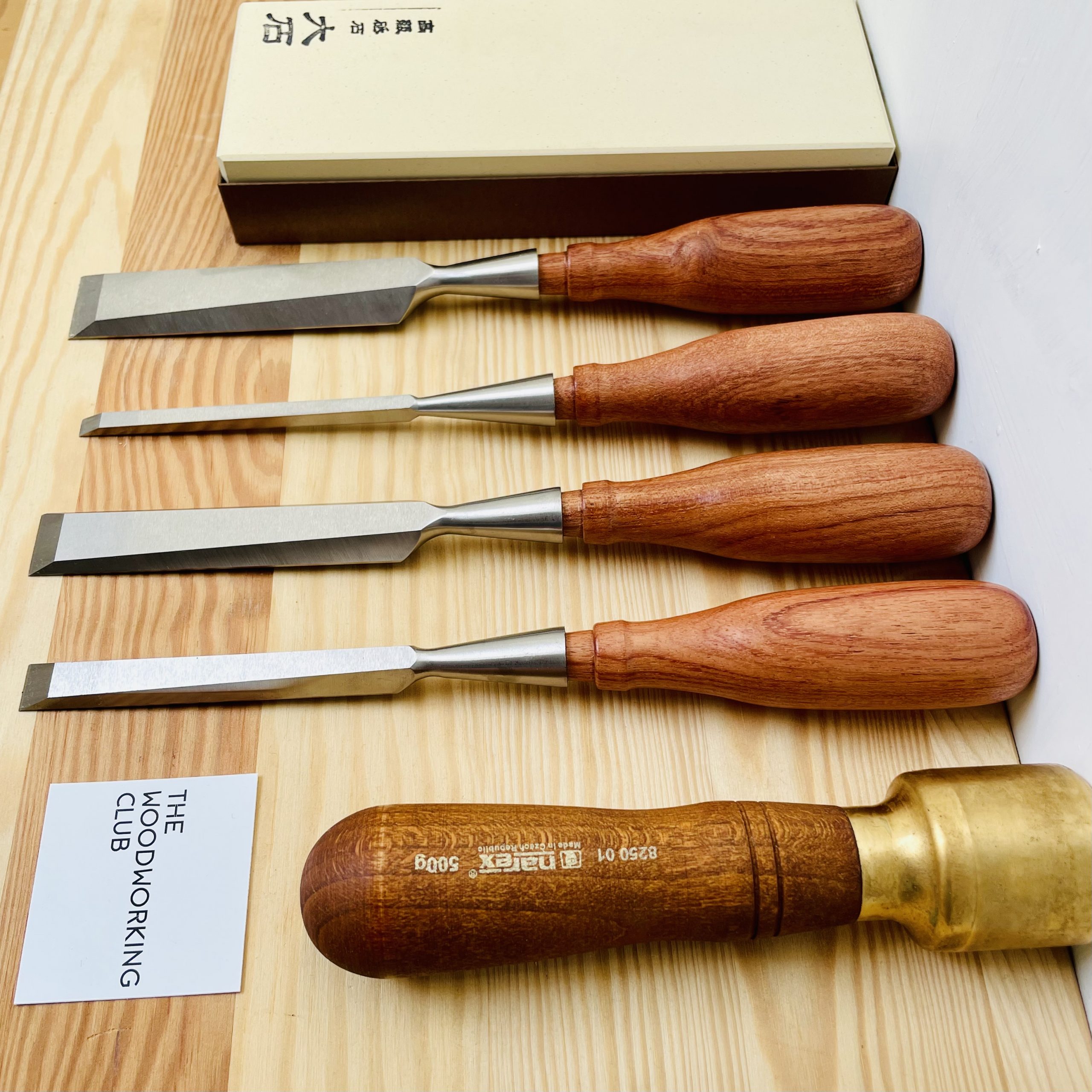 Chisels and Wooden Joinery Mallet Set