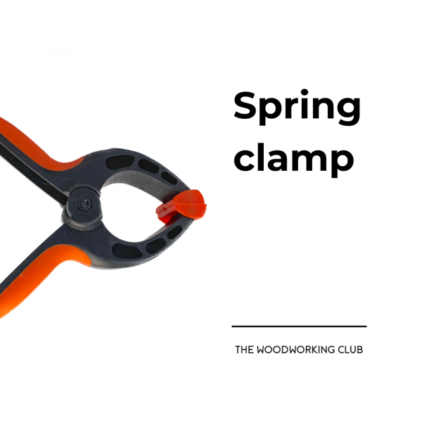 Spring clamp for Danish Cord weaving