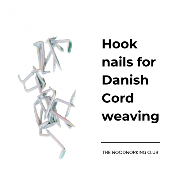 Hook nails for Danish Cord weaving
