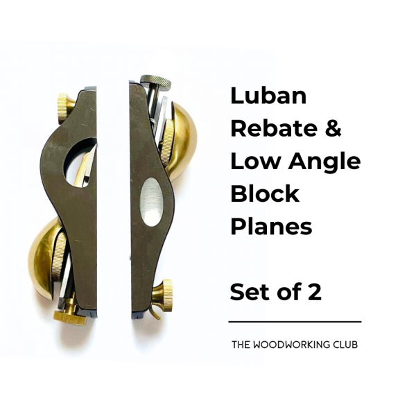 Luban Rebate & Low Angle planes - set of 2