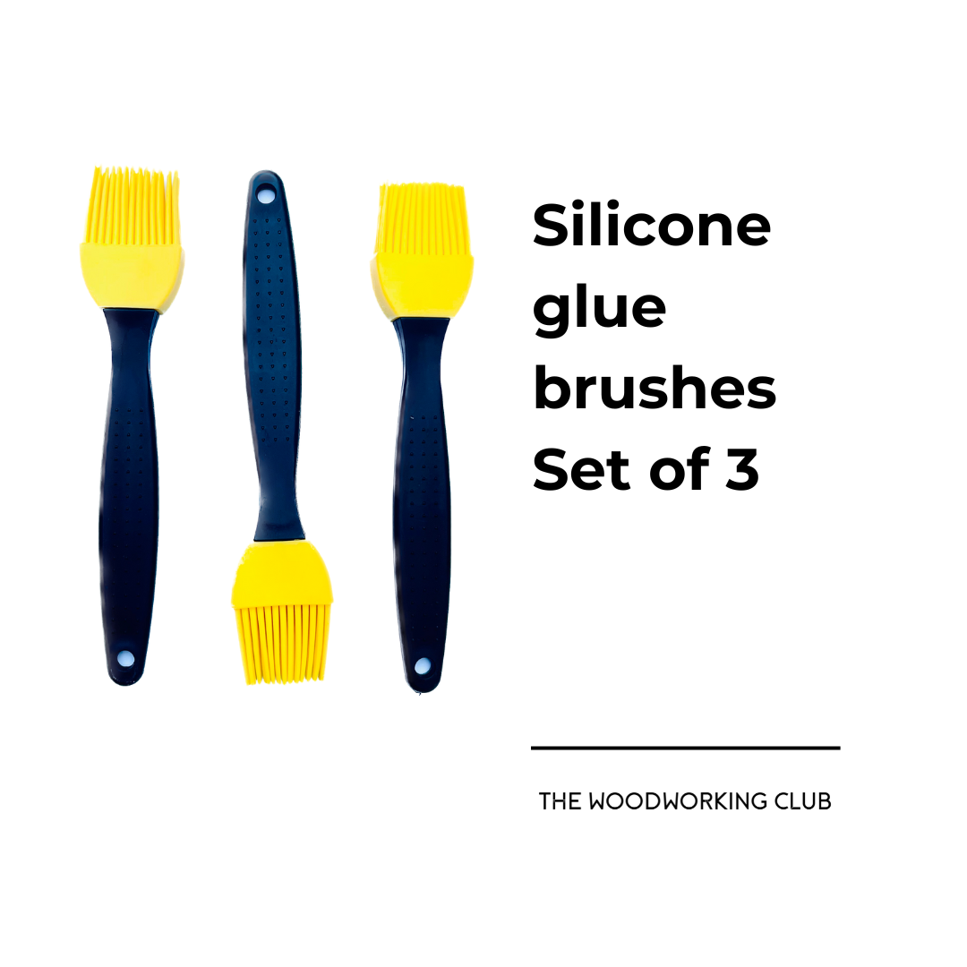 Silicone glue brush - set of 3 • The Woodworking Club