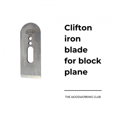 Clifton iron blade for block plane