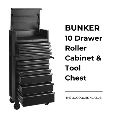 BUNKER 10 Drawer Roller Cabinet & Tool Chest thewoodworking.club