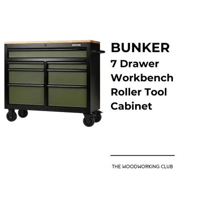BUNKER 7 Drawer Workbench Roller Tool Cabinet
