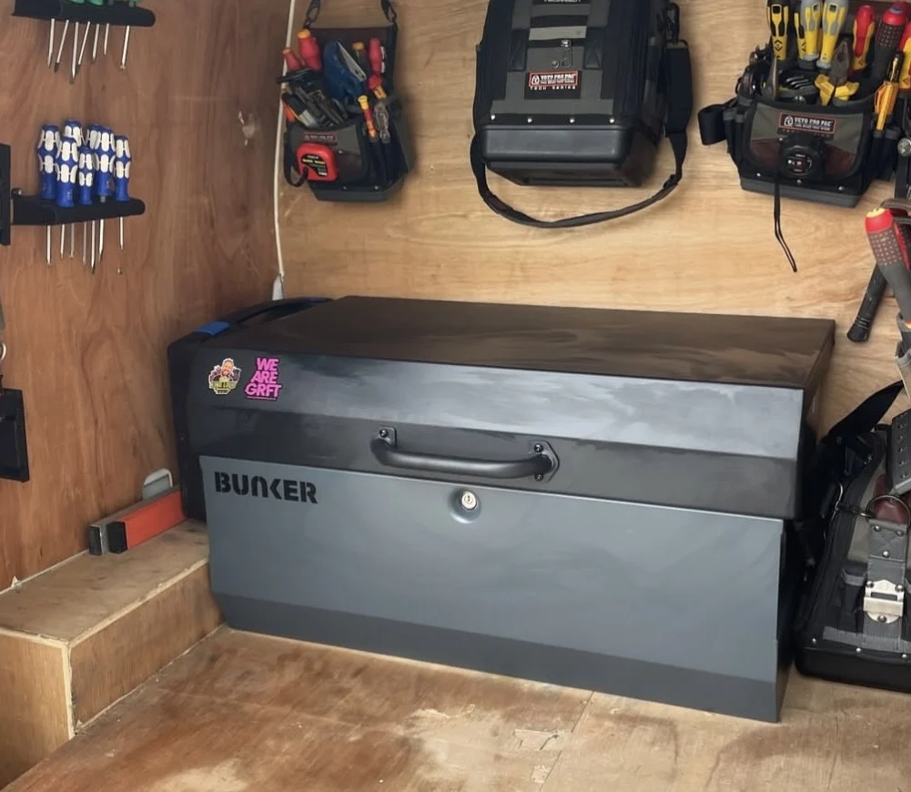 BUNKER T1 storage box 11 BUNKER T1 STORAGE BOX in van